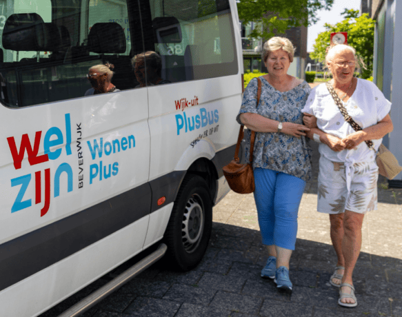 Aaf onderweg naar de PlusBus